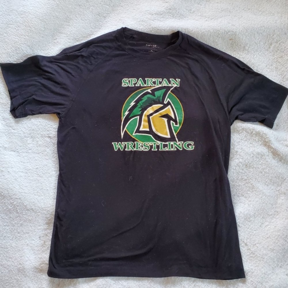 Spartan Wrestling Push Your Limits T-Shirt, Sz XL